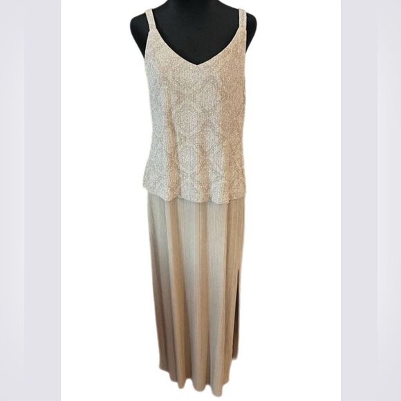 Alex Evening Mother Of The Bride  Sleeveless Dress with Jacket 14P - Picture 2 of 13